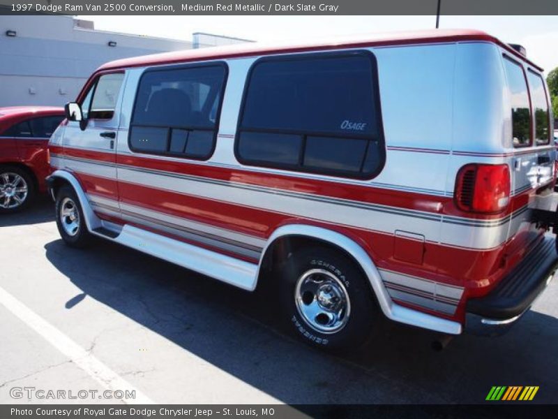 Medium Red Metallic / Dark Slate Gray 1997 Dodge Ram Van 2500 Conversion