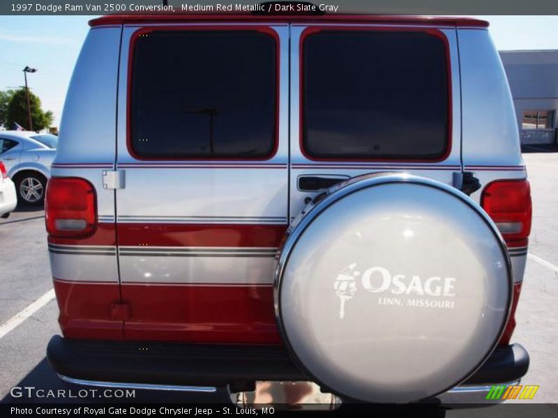 Medium Red Metallic / Dark Slate Gray 1997 Dodge Ram Van 2500 Conversion