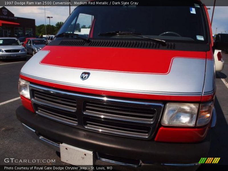 Medium Red Metallic / Dark Slate Gray 1997 Dodge Ram Van 2500 Conversion