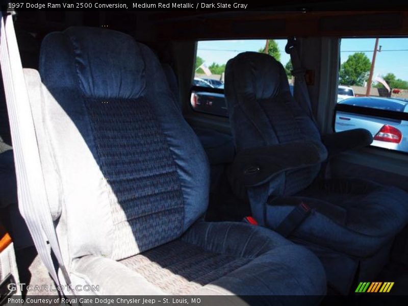 Medium Red Metallic / Dark Slate Gray 1997 Dodge Ram Van 2500 Conversion