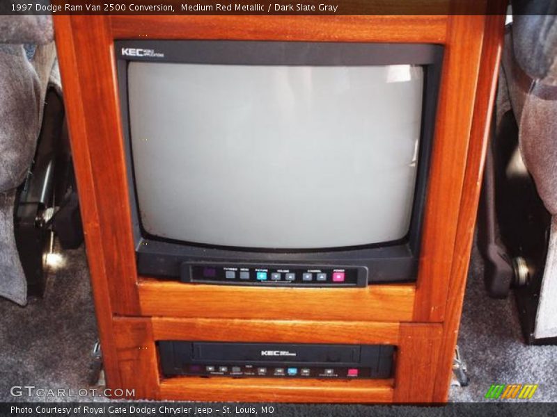 Medium Red Metallic / Dark Slate Gray 1997 Dodge Ram Van 2500 Conversion