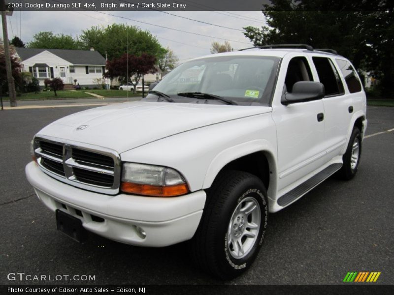 Bright White / Dark Slate Gray 2003 Dodge Durango SLT 4x4