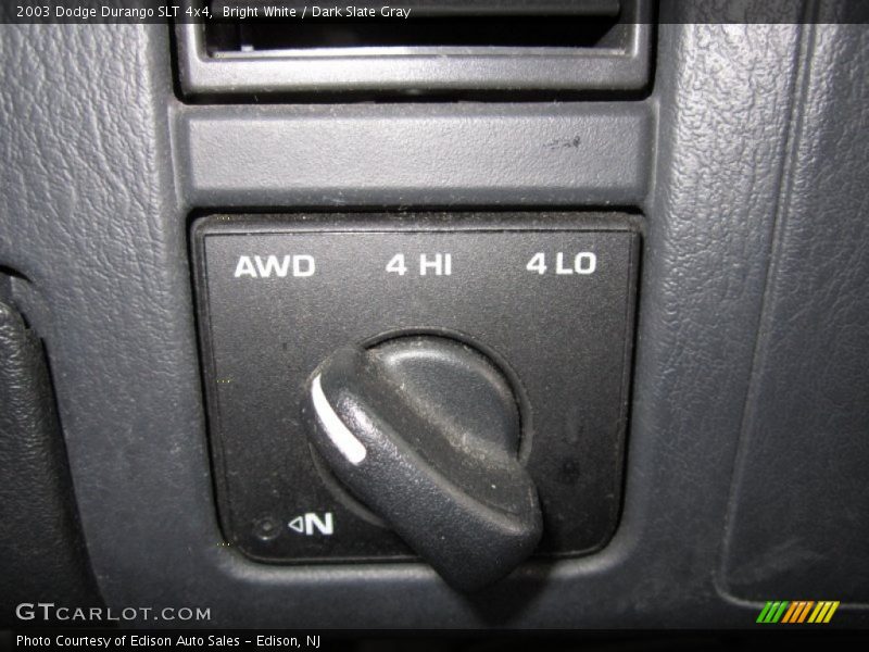 Bright White / Dark Slate Gray 2003 Dodge Durango SLT 4x4