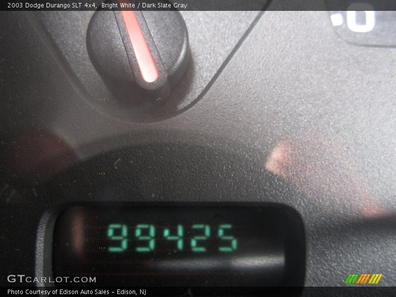 Bright White / Dark Slate Gray 2003 Dodge Durango SLT 4x4