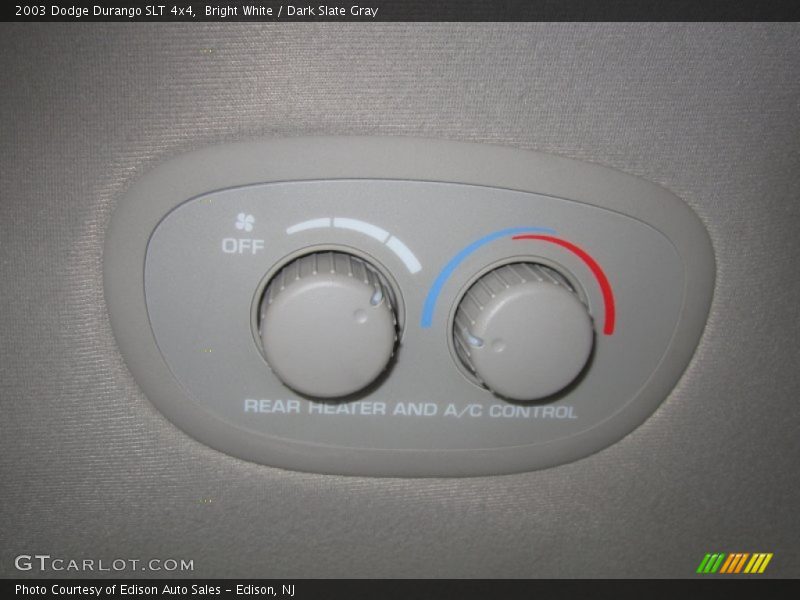 Bright White / Dark Slate Gray 2003 Dodge Durango SLT 4x4