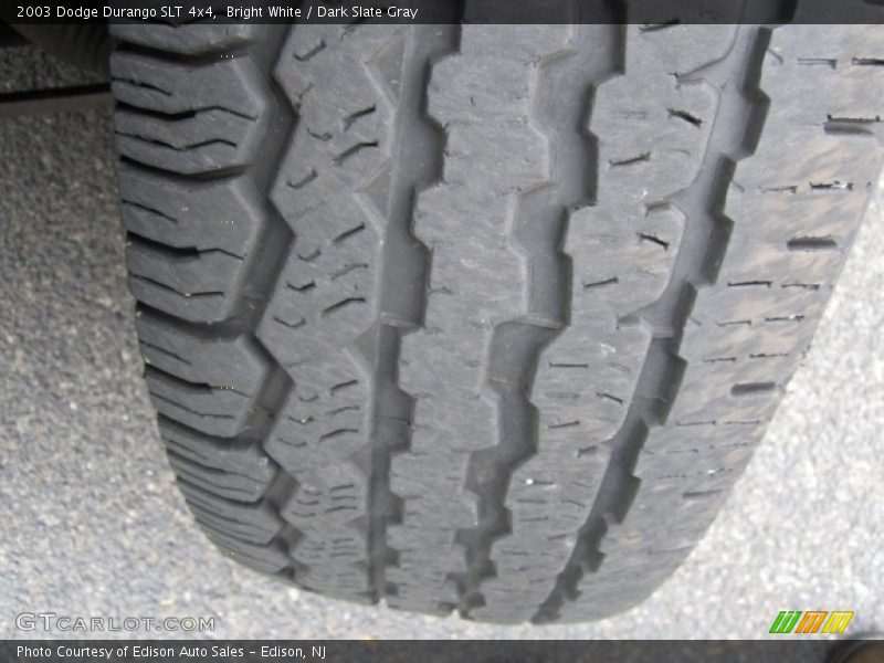 Bright White / Dark Slate Gray 2003 Dodge Durango SLT 4x4