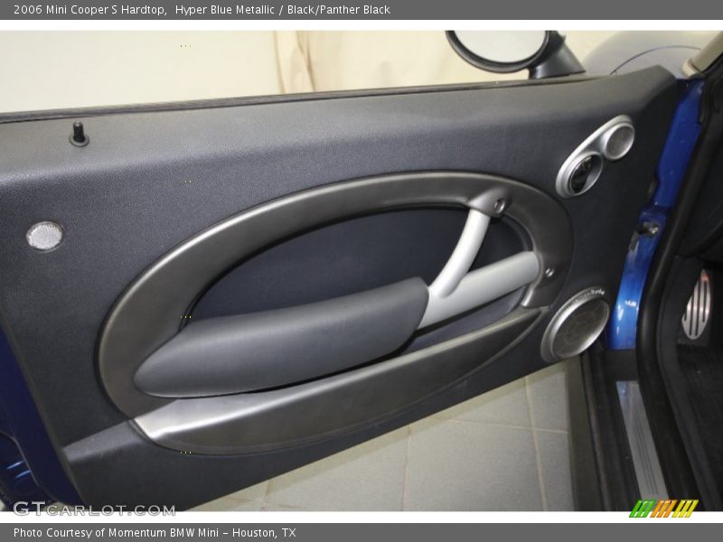 Hyper Blue Metallic / Black/Panther Black 2006 Mini Cooper S Hardtop