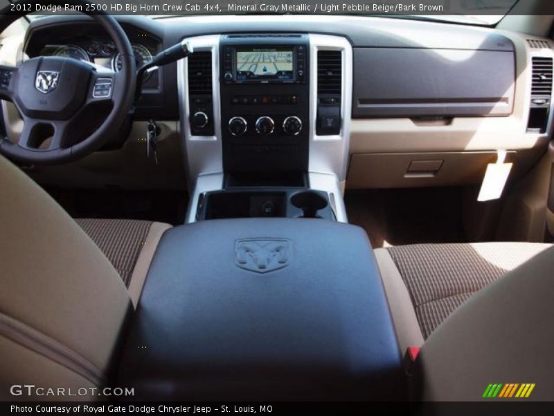 Mineral Gray Metallic / Light Pebble Beige/Bark Brown 2012 Dodge Ram 2500 HD Big Horn Crew Cab 4x4