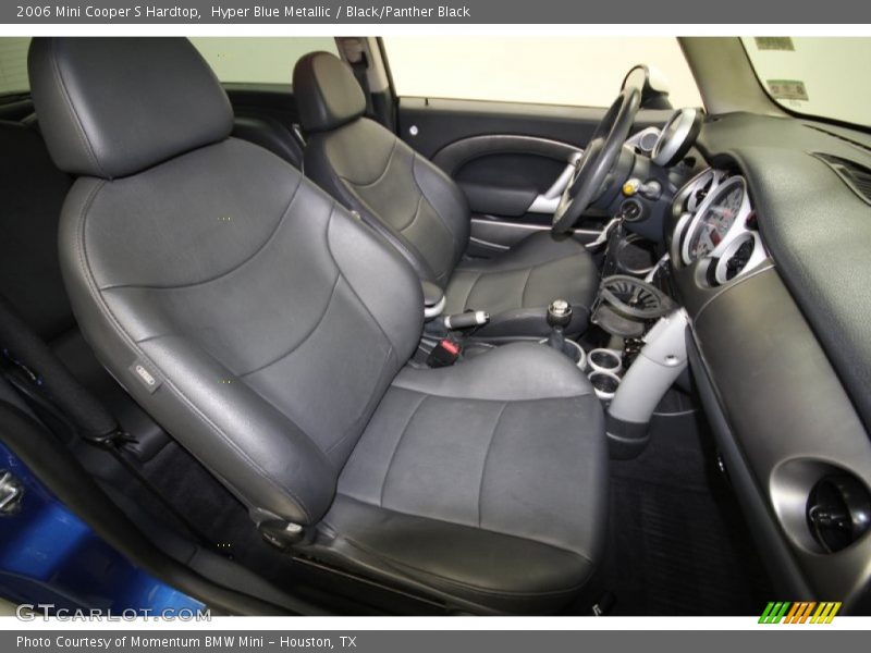 Hyper Blue Metallic / Black/Panther Black 2006 Mini Cooper S Hardtop