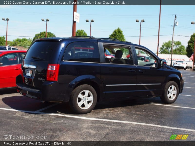 Blackberry Metallic / Medium Slate Gray/Light Shale 2010 Dodge Grand Caravan SXT