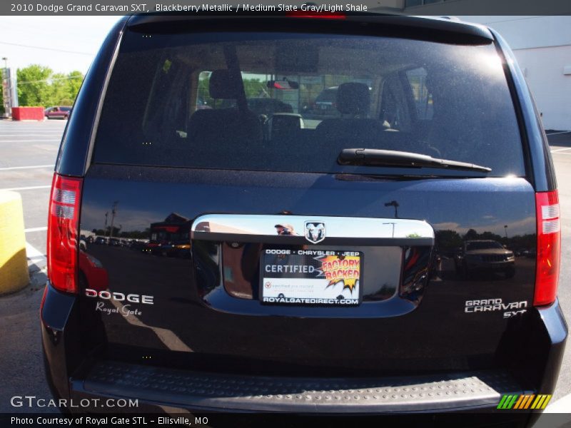 Blackberry Metallic / Medium Slate Gray/Light Shale 2010 Dodge Grand Caravan SXT