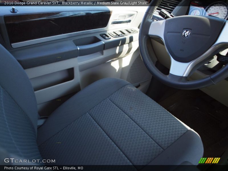 Blackberry Metallic / Medium Slate Gray/Light Shale 2010 Dodge Grand Caravan SXT
