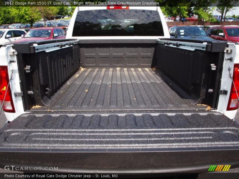 Bright White / Dark Slate Gray/Medium Graystone 2012 Dodge Ram 1500 ST Quad Cab