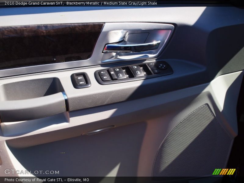Blackberry Metallic / Medium Slate Gray/Light Shale 2010 Dodge Grand Caravan SXT