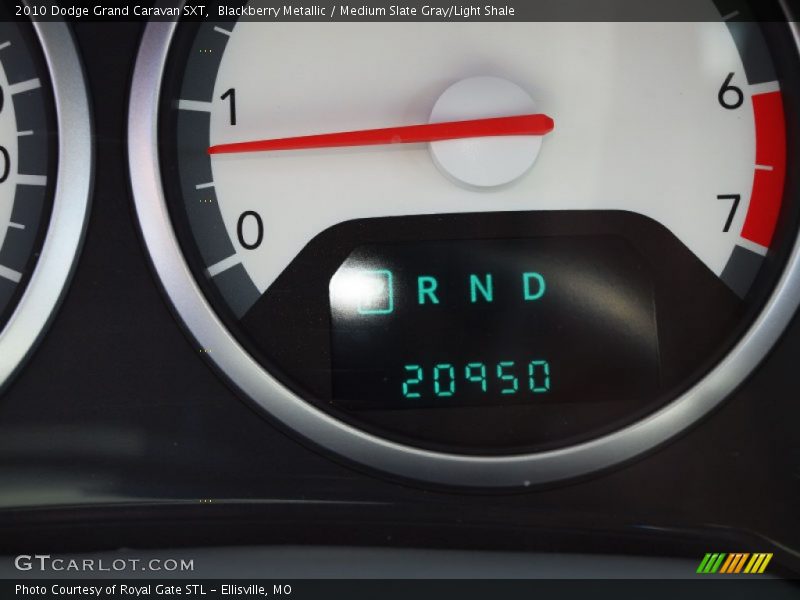 Blackberry Metallic / Medium Slate Gray/Light Shale 2010 Dodge Grand Caravan SXT