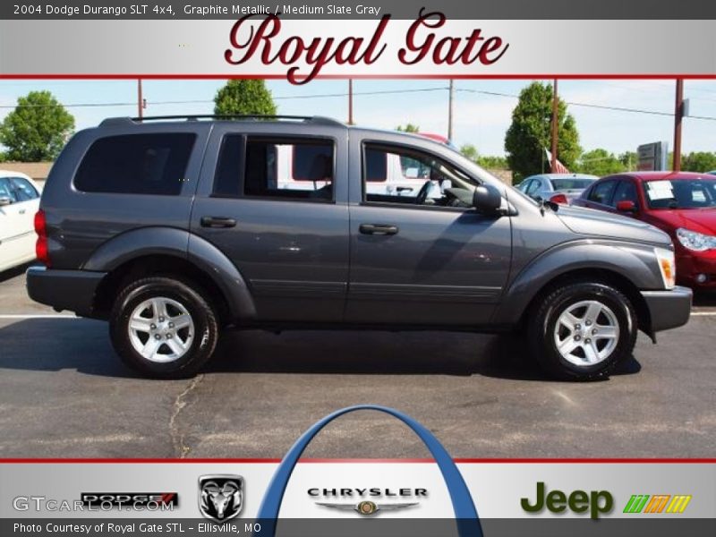 Graphite Metallic / Medium Slate Gray 2004 Dodge Durango SLT 4x4