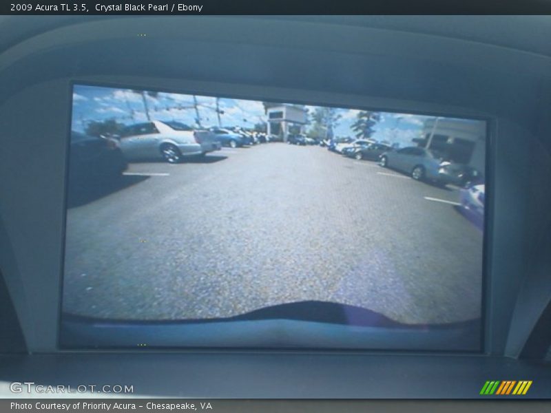 Crystal Black Pearl / Ebony 2009 Acura TL 3.5