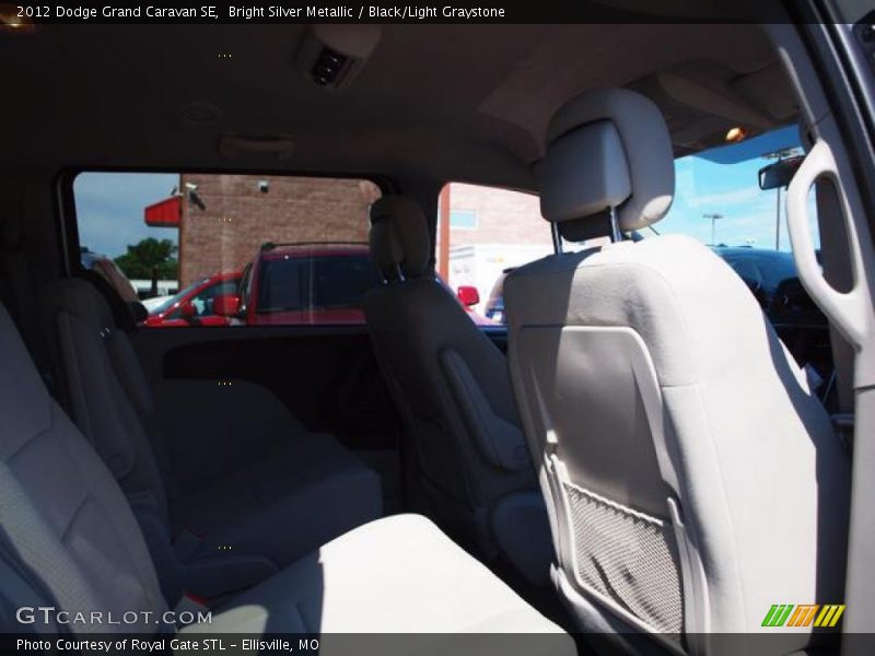 Bright Silver Metallic / Black/Light Graystone 2012 Dodge Grand Caravan SE