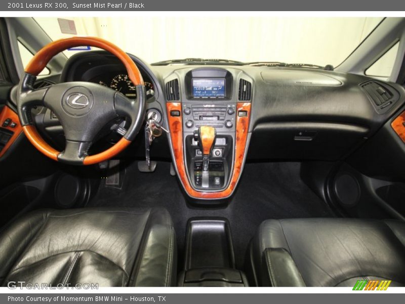 Sunset Mist Pearl / Black 2001 Lexus RX 300