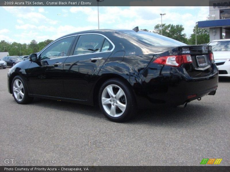 Crystal Black Pearl / Ebony 2009 Acura TSX Sedan