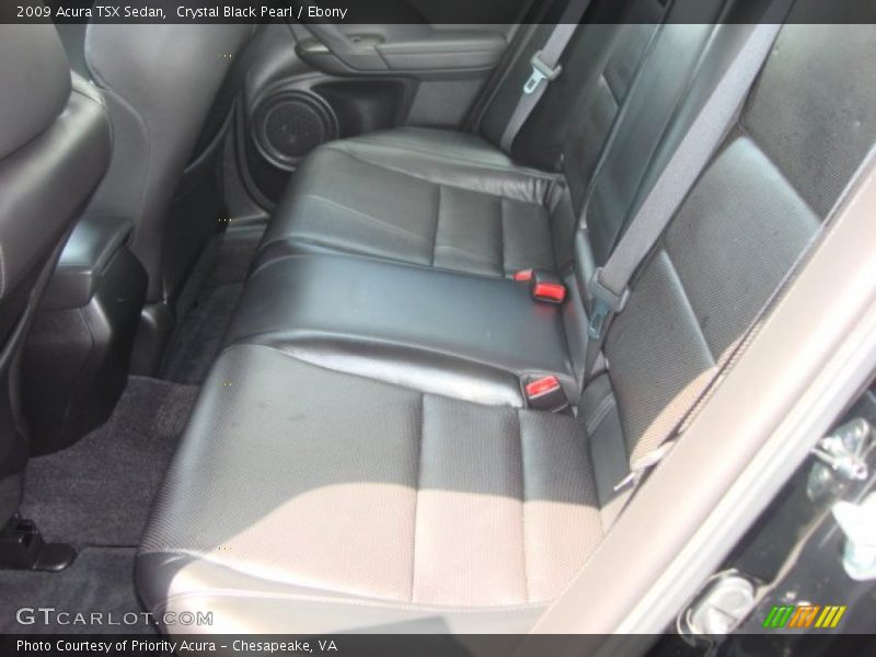 Crystal Black Pearl / Ebony 2009 Acura TSX Sedan