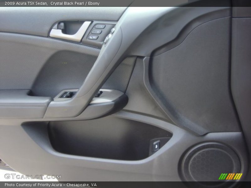 Crystal Black Pearl / Ebony 2009 Acura TSX Sedan