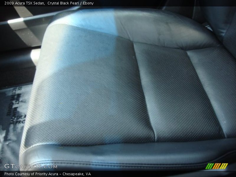 Crystal Black Pearl / Ebony 2009 Acura TSX Sedan