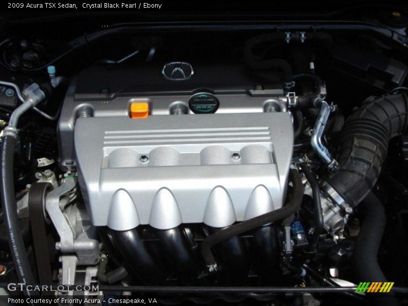 Crystal Black Pearl / Ebony 2009 Acura TSX Sedan