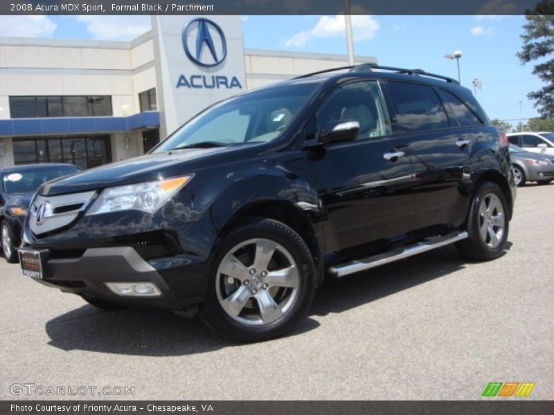 Formal Black / Parchment 2008 Acura MDX Sport