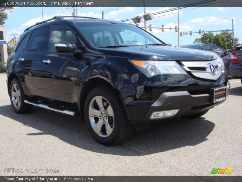 Formal Black / Parchment 2008 Acura MDX Sport