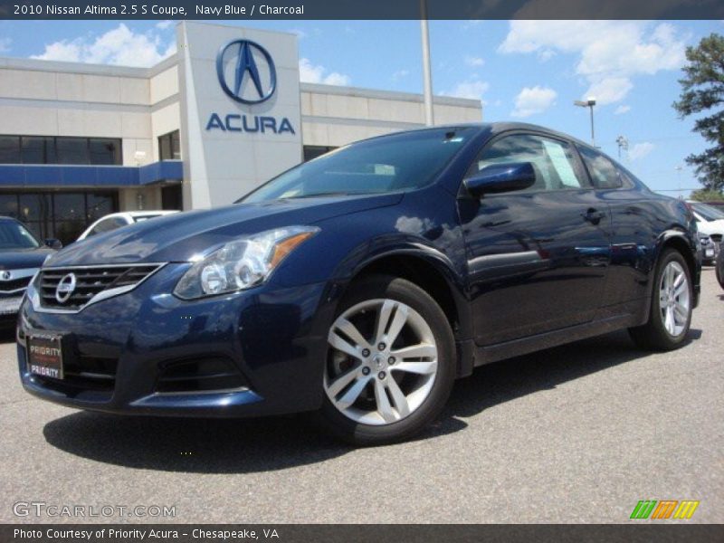 Navy Blue / Charcoal 2010 Nissan Altima 2.5 S Coupe