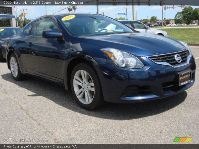 Navy Blue / Charcoal 2010 Nissan Altima 2.5 S Coupe