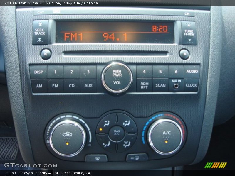 Navy Blue / Charcoal 2010 Nissan Altima 2.5 S Coupe