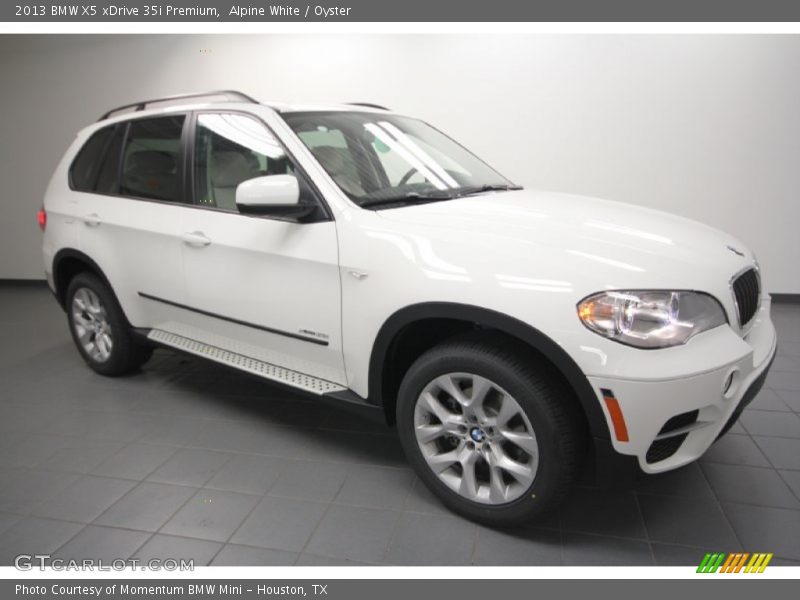 Alpine White / Oyster 2013 BMW X5 xDrive 35i Premium