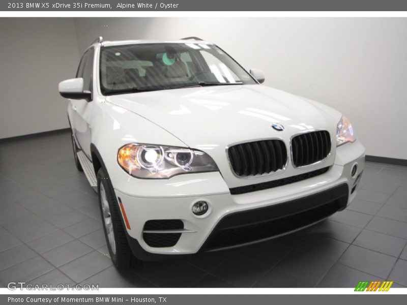 Alpine White / Oyster 2013 BMW X5 xDrive 35i Premium