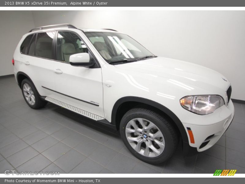 Alpine White / Oyster 2013 BMW X5 xDrive 35i Premium