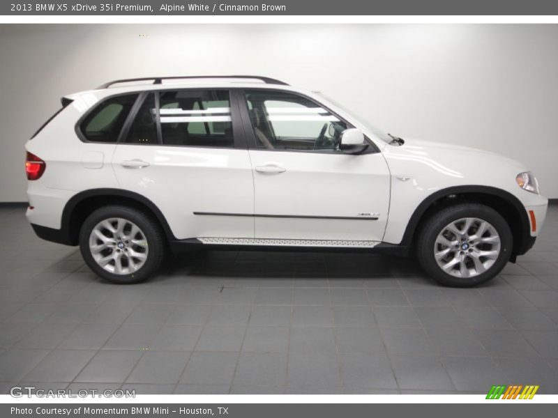 Alpine White / Cinnamon Brown 2013 BMW X5 xDrive 35i Premium