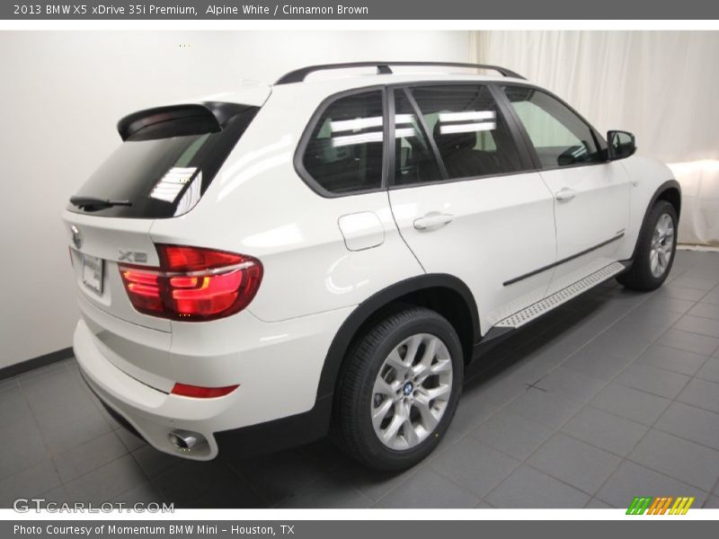 Alpine White / Cinnamon Brown 2013 BMW X5 xDrive 35i Premium