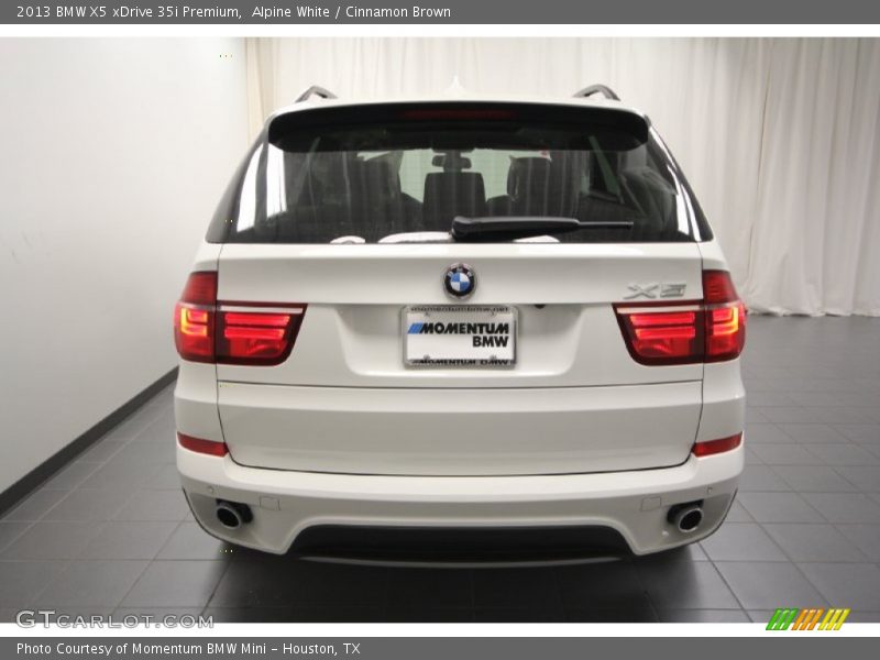 Alpine White / Cinnamon Brown 2013 BMW X5 xDrive 35i Premium
