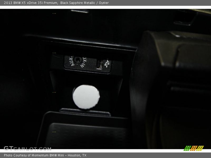 Black Sapphire Metallic / Oyster 2013 BMW X5 xDrive 35i Premium