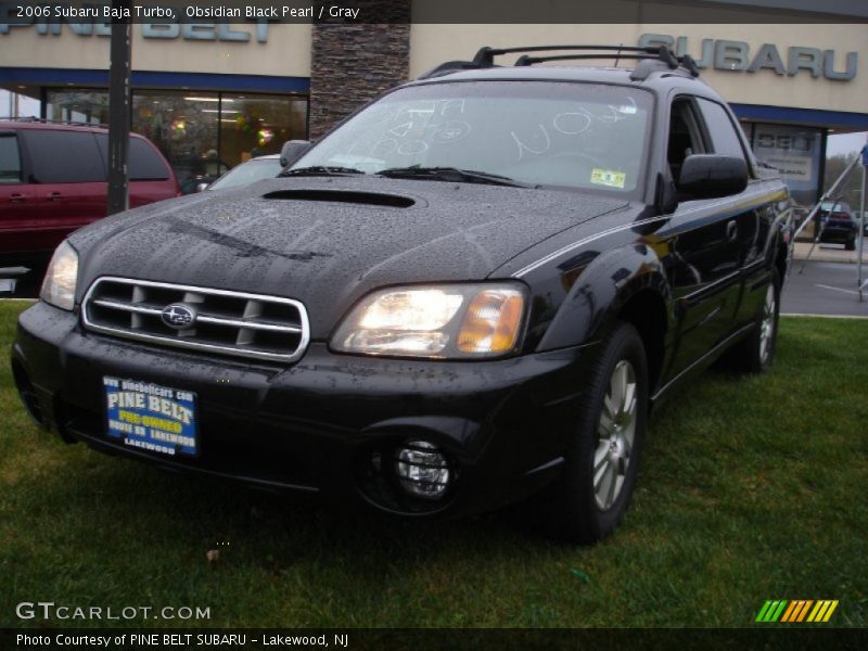 Obsidian Black Pearl / Gray 2006 Subaru Baja Turbo