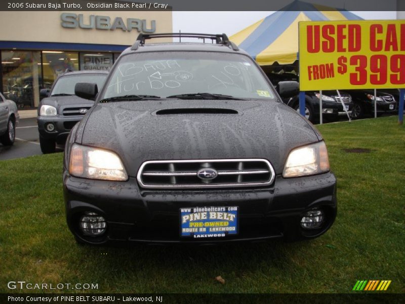 Obsidian Black Pearl / Gray 2006 Subaru Baja Turbo