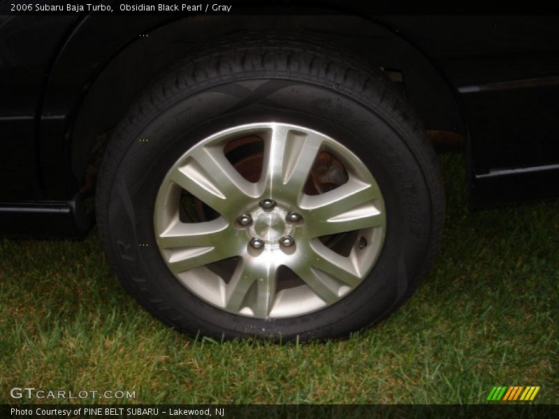 Obsidian Black Pearl / Gray 2006 Subaru Baja Turbo