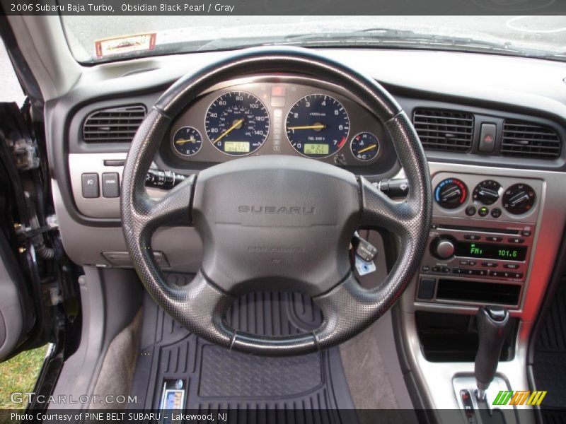 Obsidian Black Pearl / Gray 2006 Subaru Baja Turbo