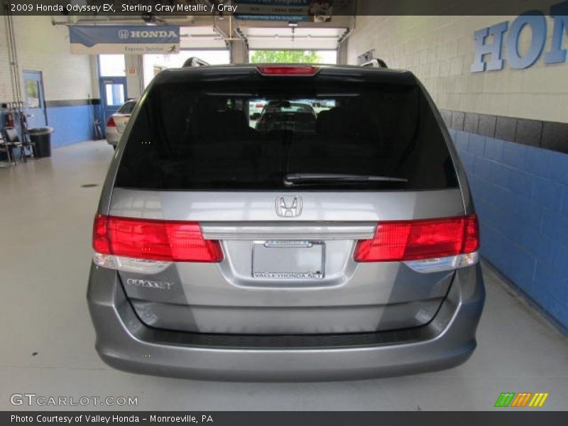 Sterling Gray Metallic / Gray 2009 Honda Odyssey EX