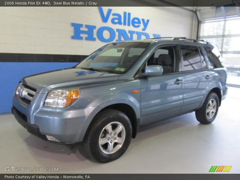 Steel Blue Metallic / Gray 2006 Honda Pilot EX 4WD