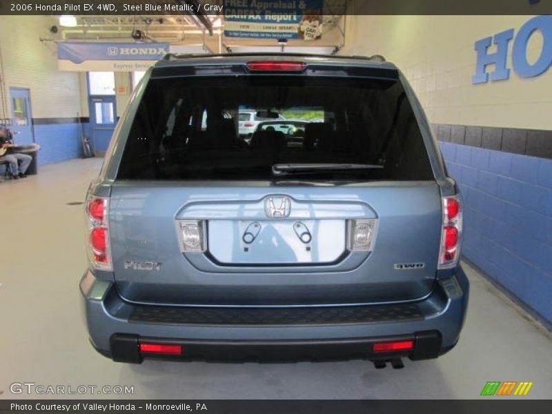 Steel Blue Metallic / Gray 2006 Honda Pilot EX 4WD