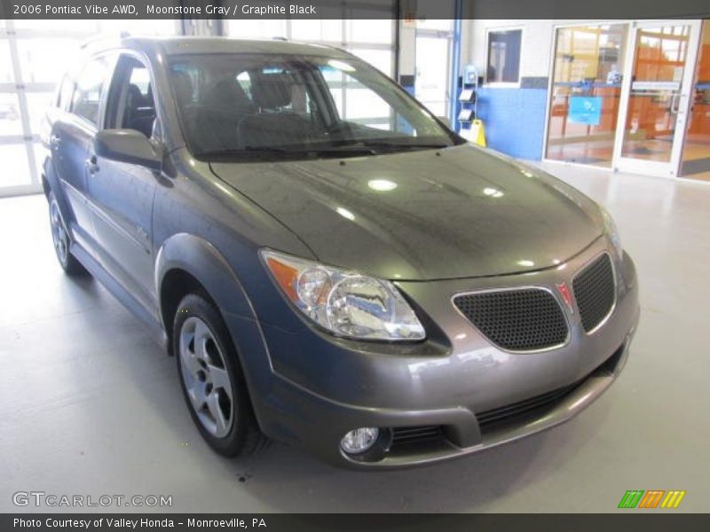 Moonstone Gray / Graphite Black 2006 Pontiac Vibe AWD