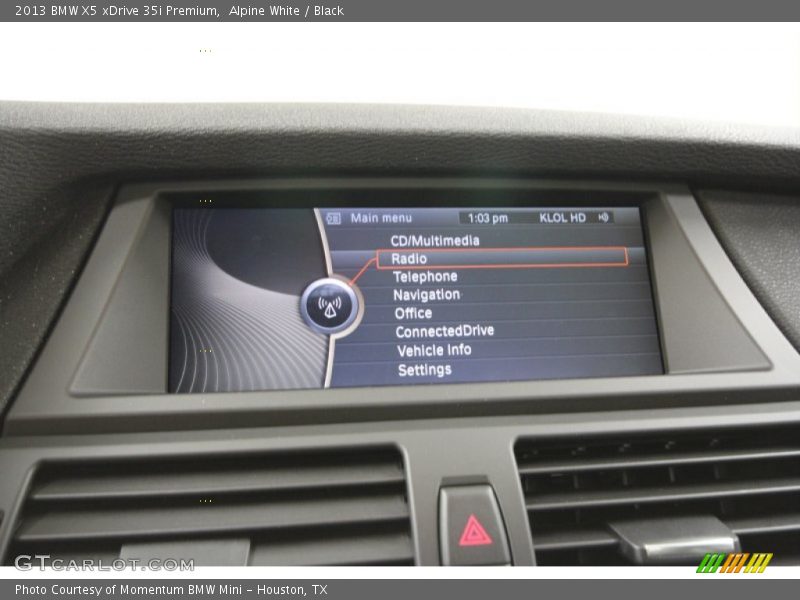 Alpine White / Black 2013 BMW X5 xDrive 35i Premium