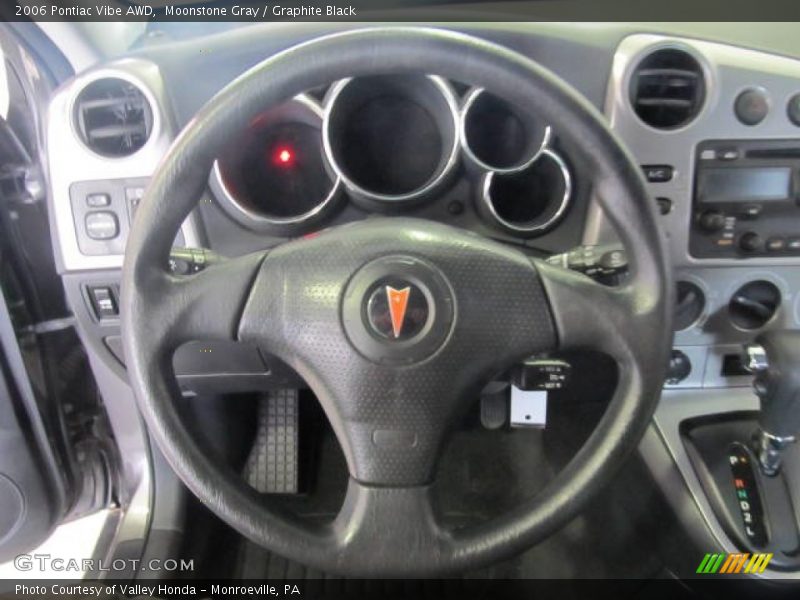 Moonstone Gray / Graphite Black 2006 Pontiac Vibe AWD